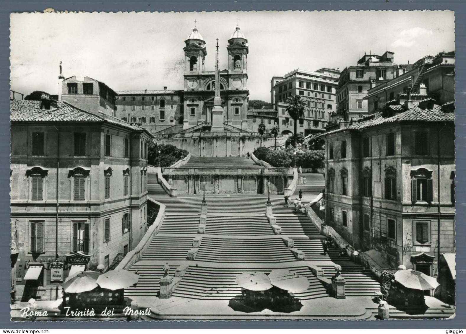 °°° Cartolina - Roma N. 109 Trinità Dei Monti Viaggiata °°° - Fontana Di Trevi