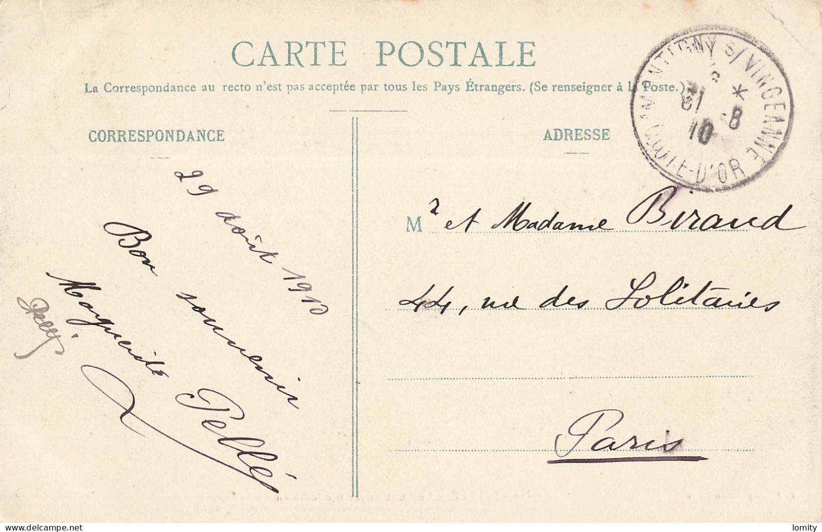 70 Champlitte Le Pont De Fer Sur Le Salon CPA Cachet 1910 - Champlitte