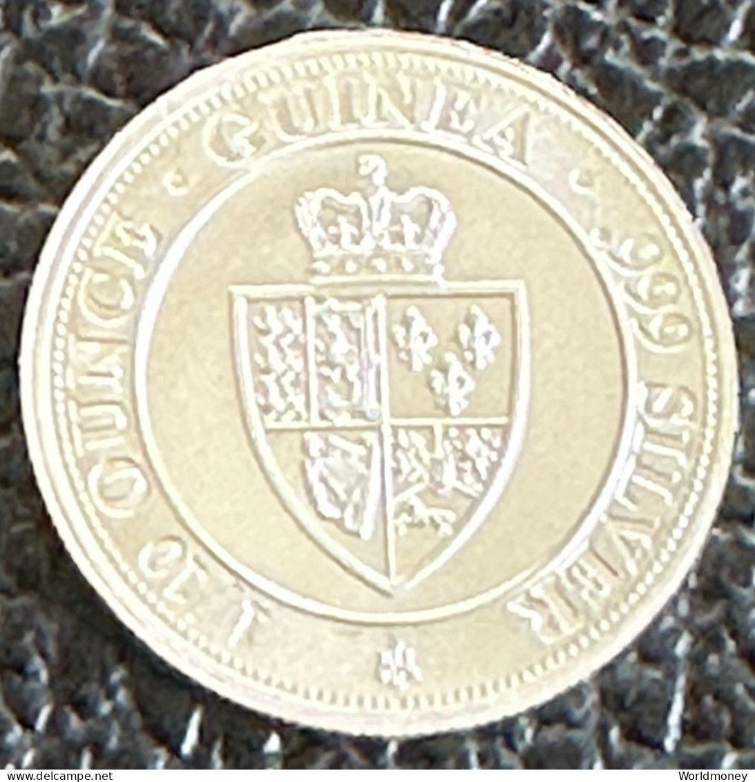 Saint Helena 10 Pence 2020  -  1/10 Oz Spade Guinea Shield (Silver) - Sainte-Hélène