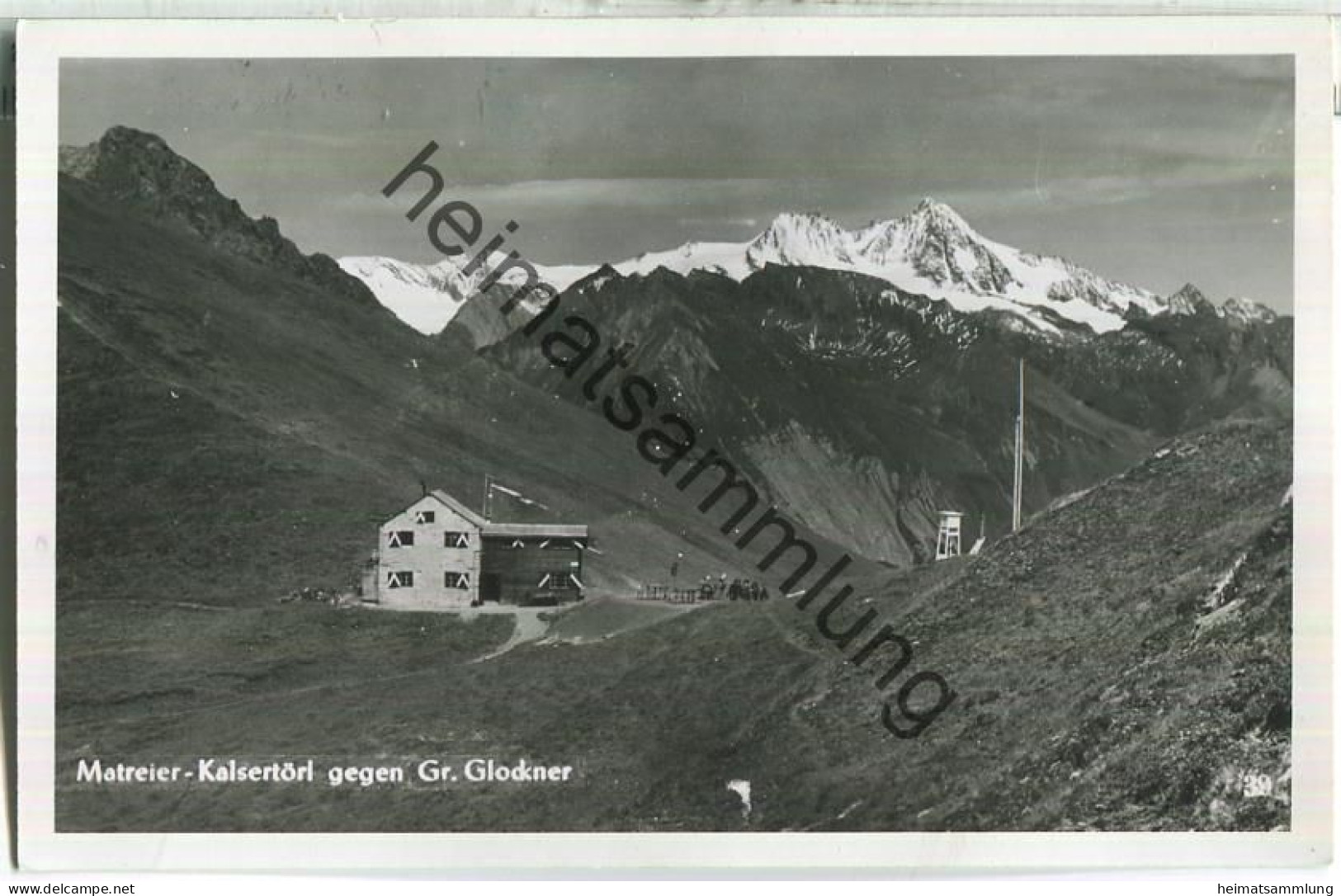 9971 Matrei In Osttirol - Matreier Kalsertörl Gegen Gr. Glockner - Foto-Ansichtskarte - Verlag Photo Schneeberger Matrei - Matrei In Osttirol