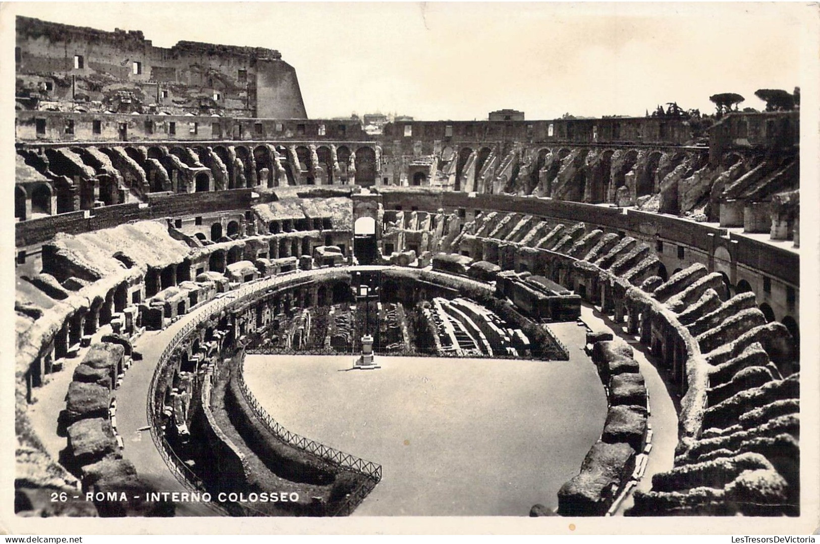 ITALIE - Roma - Interno Colosseo - Carte Postale Ancienne - Altri Monumenti, Edifici