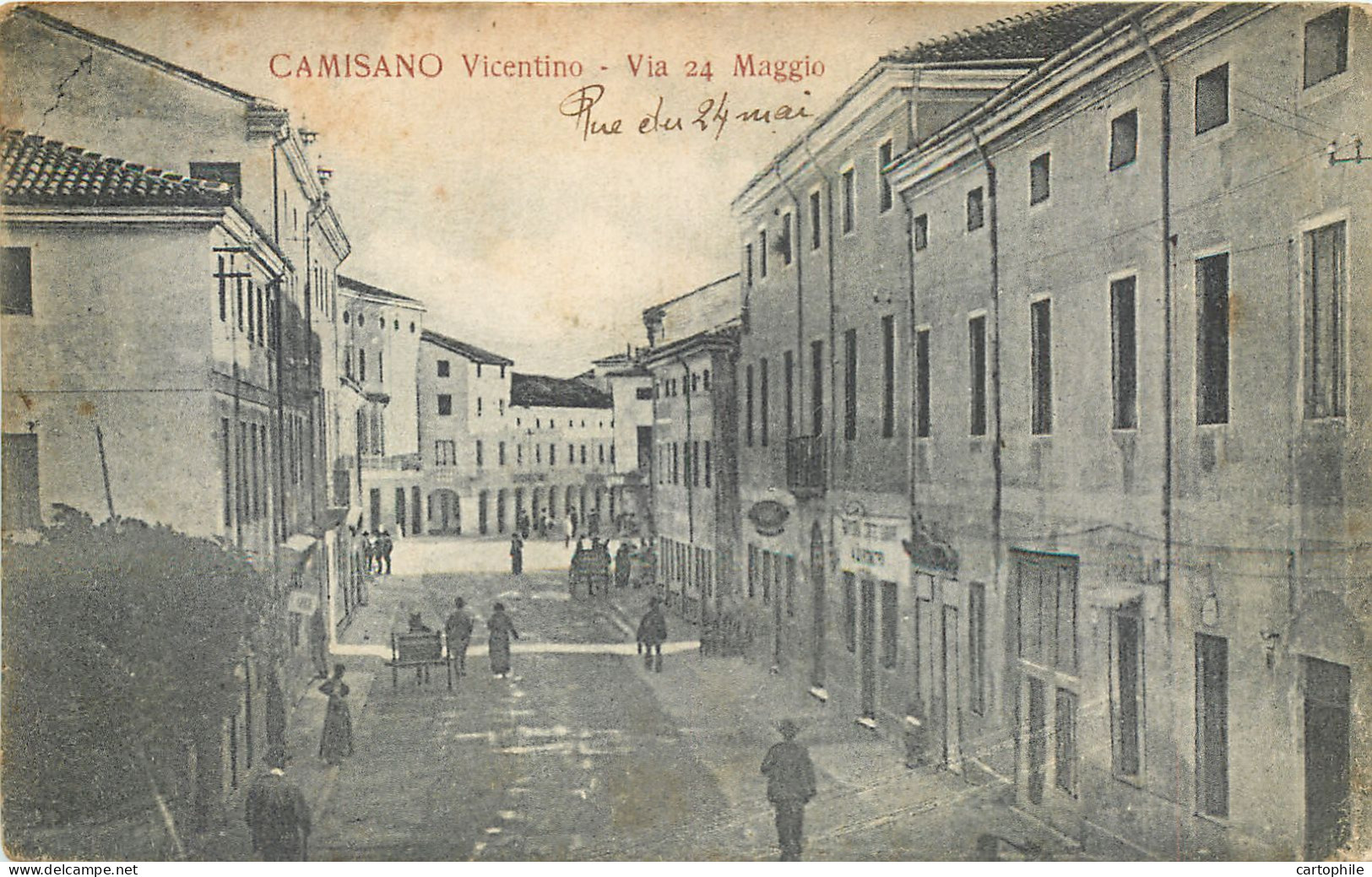 Italia - Lombardia Cremona - CAMISANO Vicentino - Via 24 Maggio - Vg 1918 - Cremona