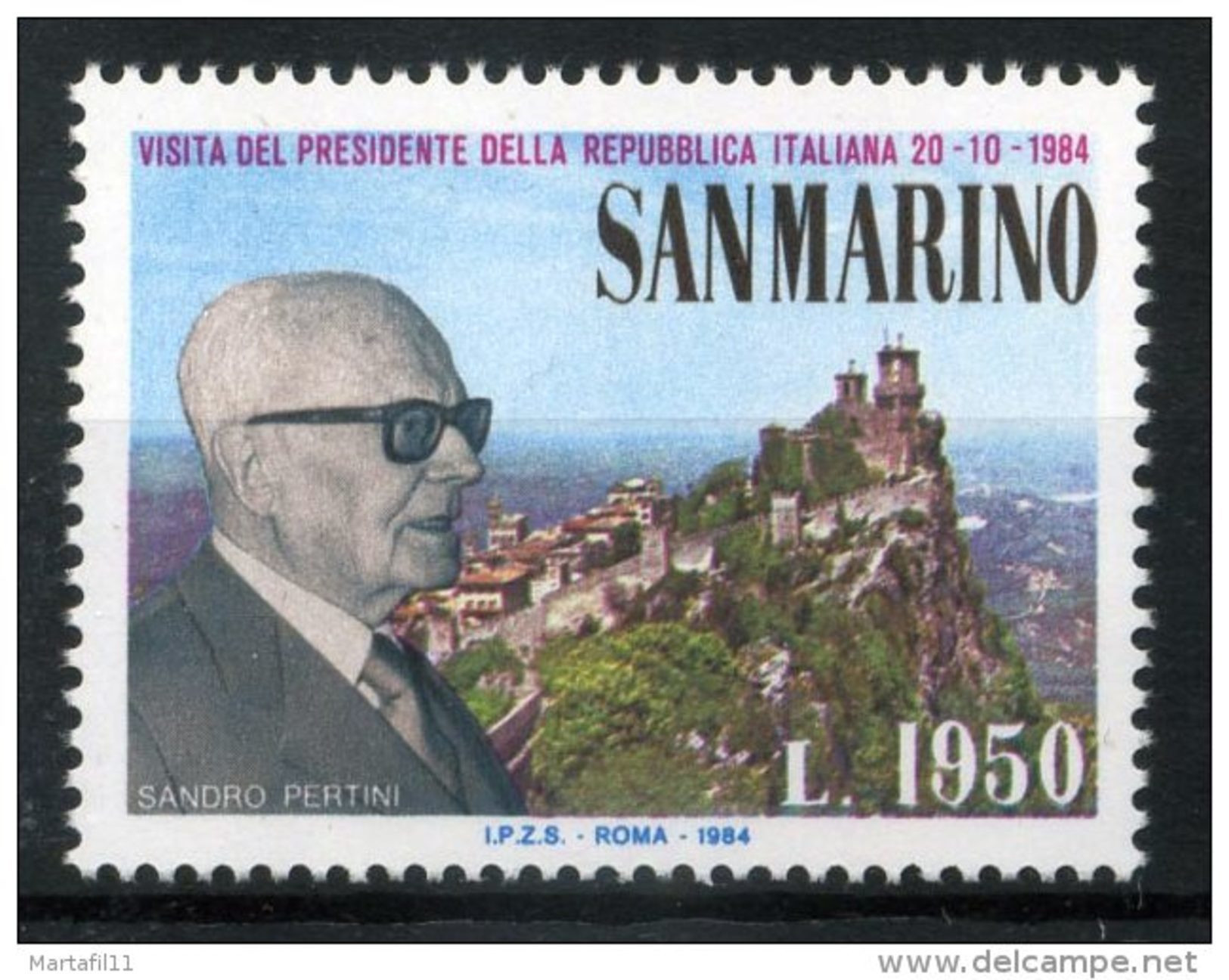 1984 SAN MARINO SERIE COMPLETA 1 VALORE NUOVA ** - Ongebruikt