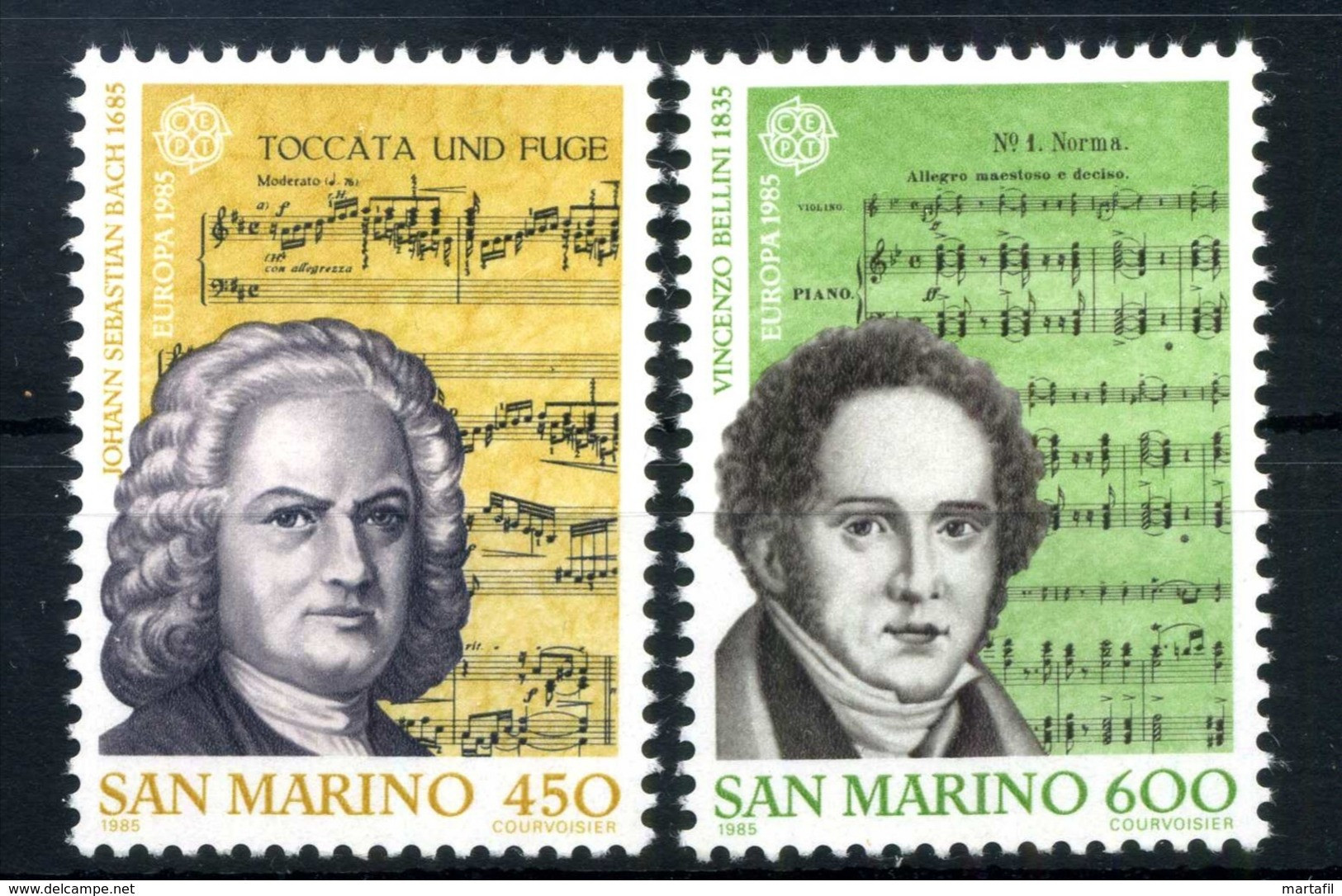 1985 SAN MARINO SET MNH ** Europa - Nuevos