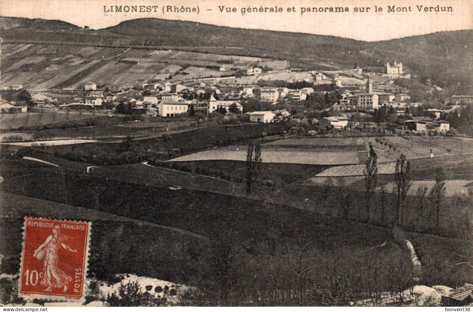 J2606 - LIMONEST - D69 - Vue Générale Et Panorama Sur Le Mont Verdun - Limonest