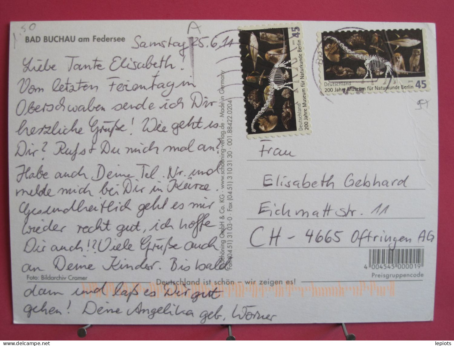 Allemagne - Bad Buchau Am Federsee - Jolis Timbres - Bad Buchau