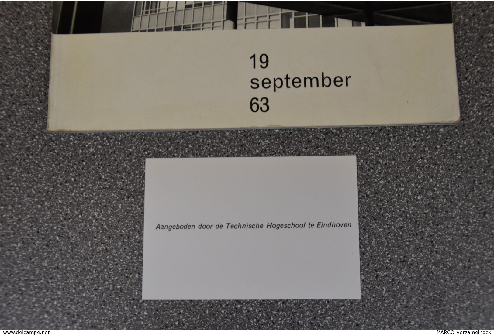 THE Technische Hogeschool Eindhoven (NL) 1963 - Practical