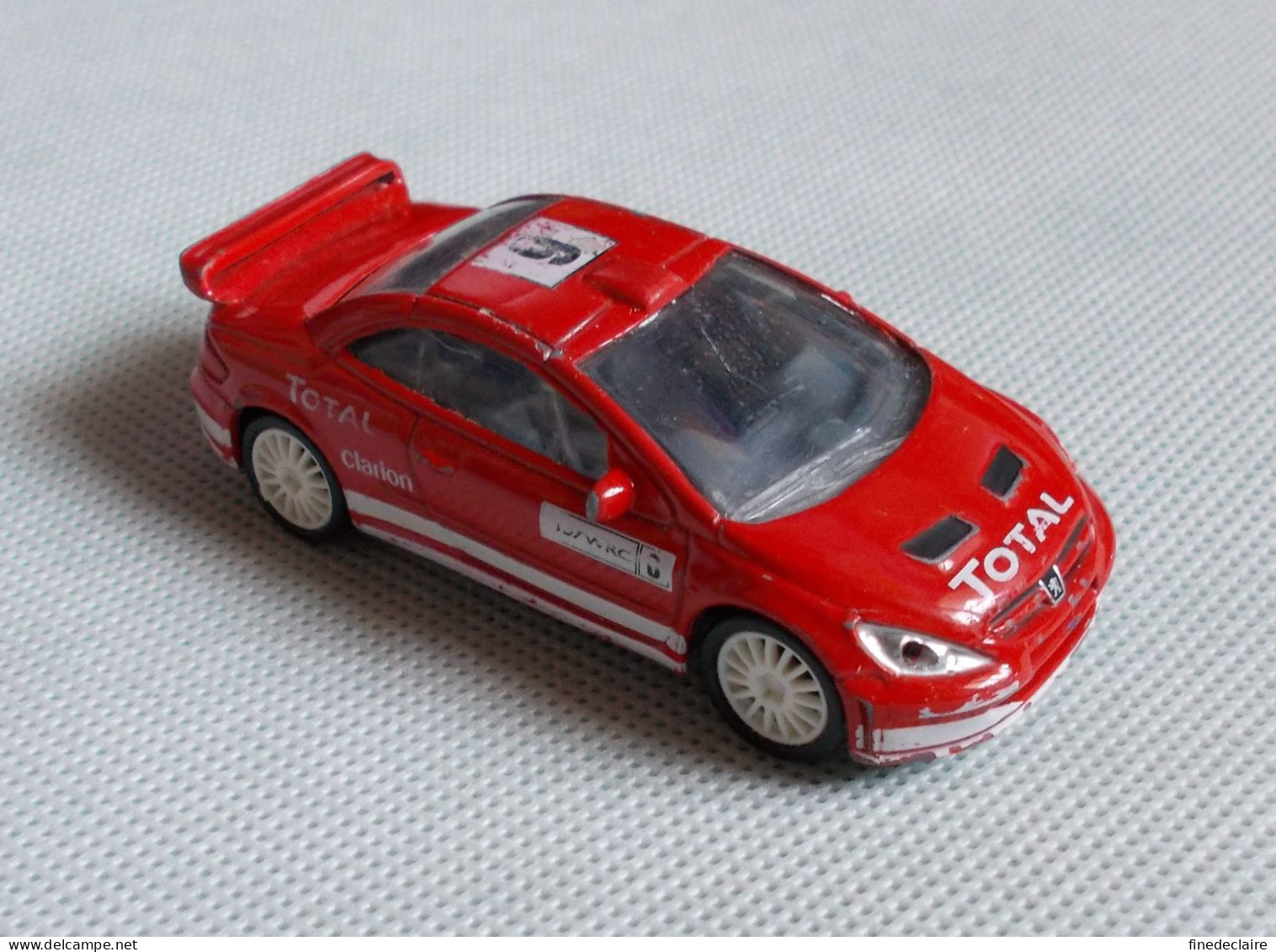 Voiture - Peugeot 307 WRC - 300 Ch - Rouge - Norev - Ech: 1/64 - Autres & Non Classés