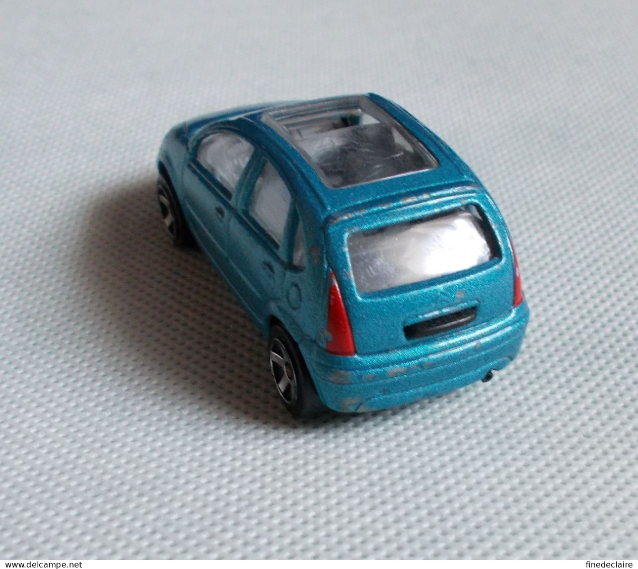 Voiture - Citroën C3 Bleu Métallisé - Majorette - Ref: 254A - Ech: 1/58 - Sonstige & Ohne Zuordnung