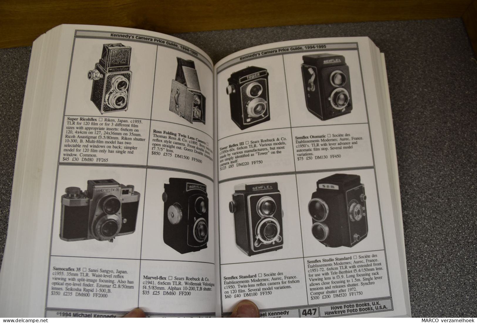 KENNEDY's International Camera Price Guide 1994-1995 - Libros Sobre Colecciones