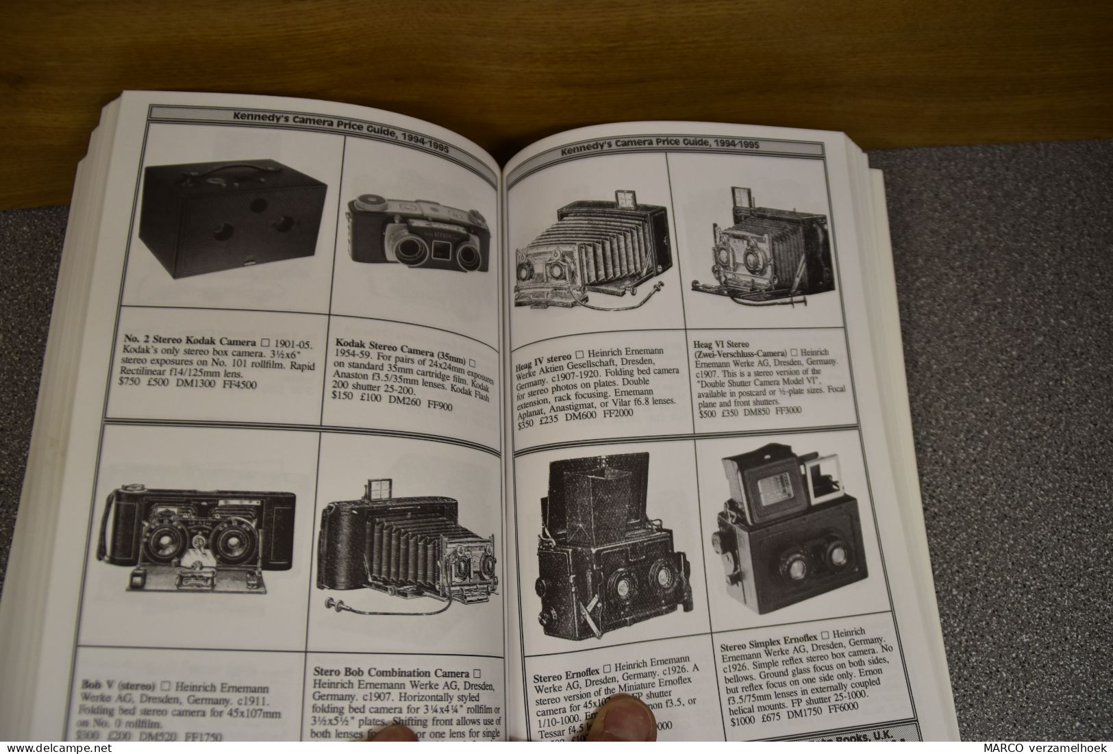 KENNEDY's International Camera Price Guide 1994-1995 - Libros Sobre Colecciones