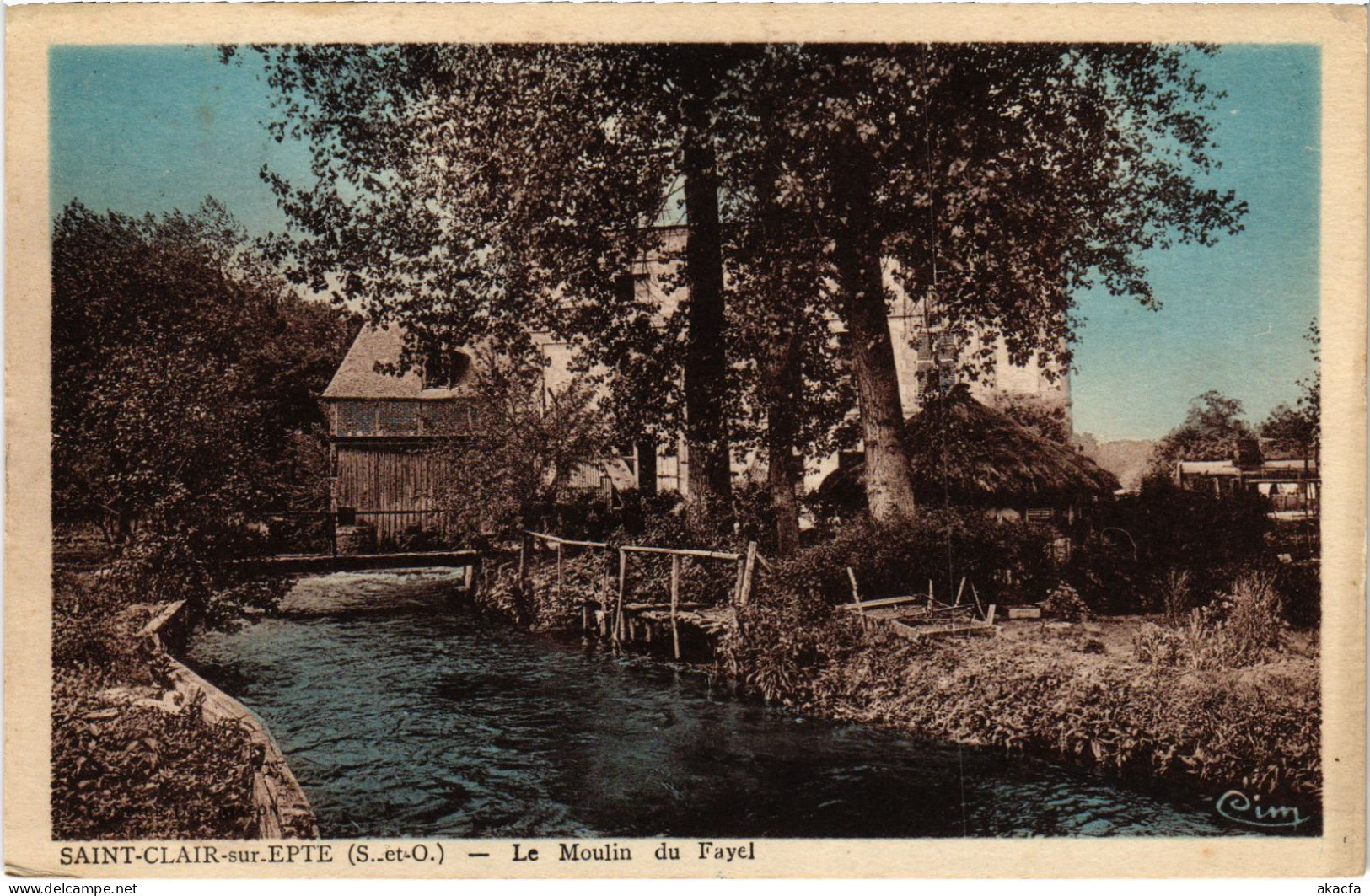 CPA St.Clair S Epte Le Moulin Du Fayel FRANCE (1307733) - Saint-Clair-sur-Epte