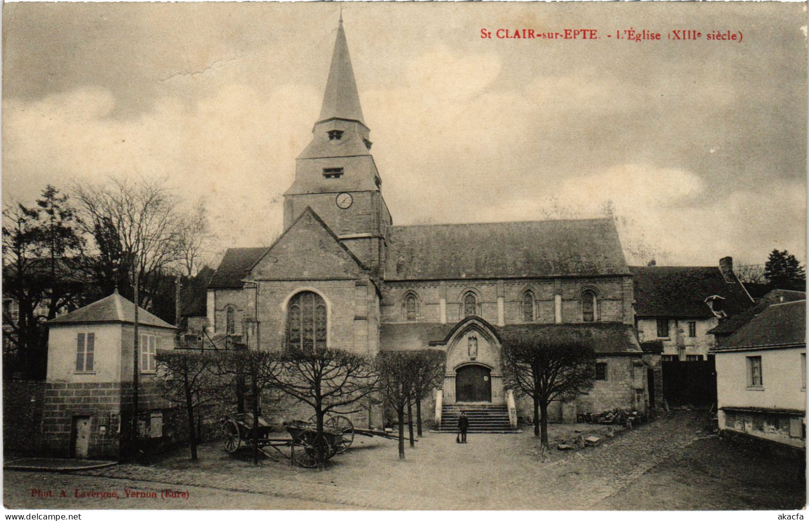 CPA St.Clair S Epte L'Eglise FRANCE (1307735) - Saint-Clair-sur-Epte