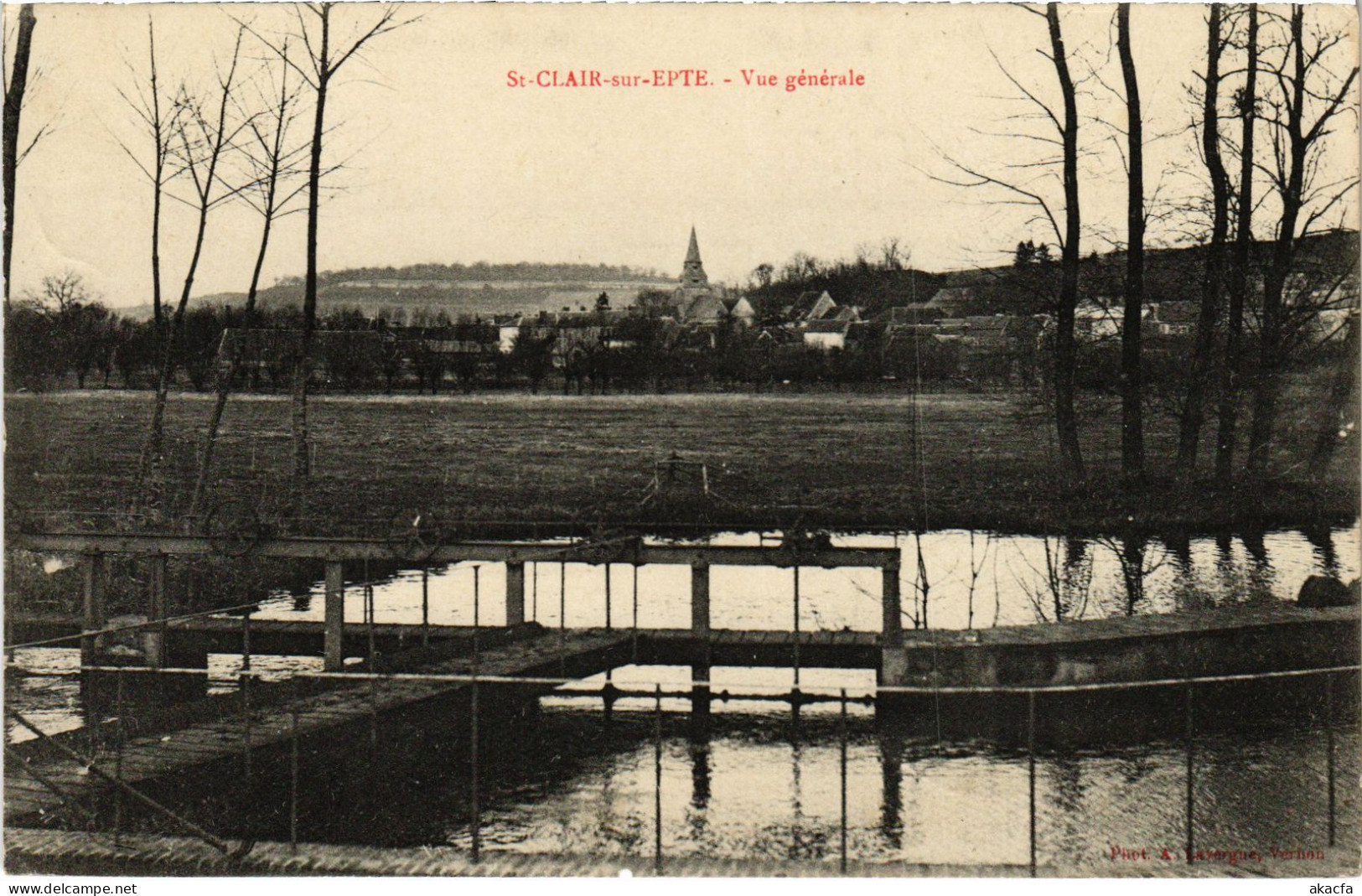 CPA St.Clair S Epte Vue Generale FRANCE (1307734) - Saint-Clair-sur-Epte