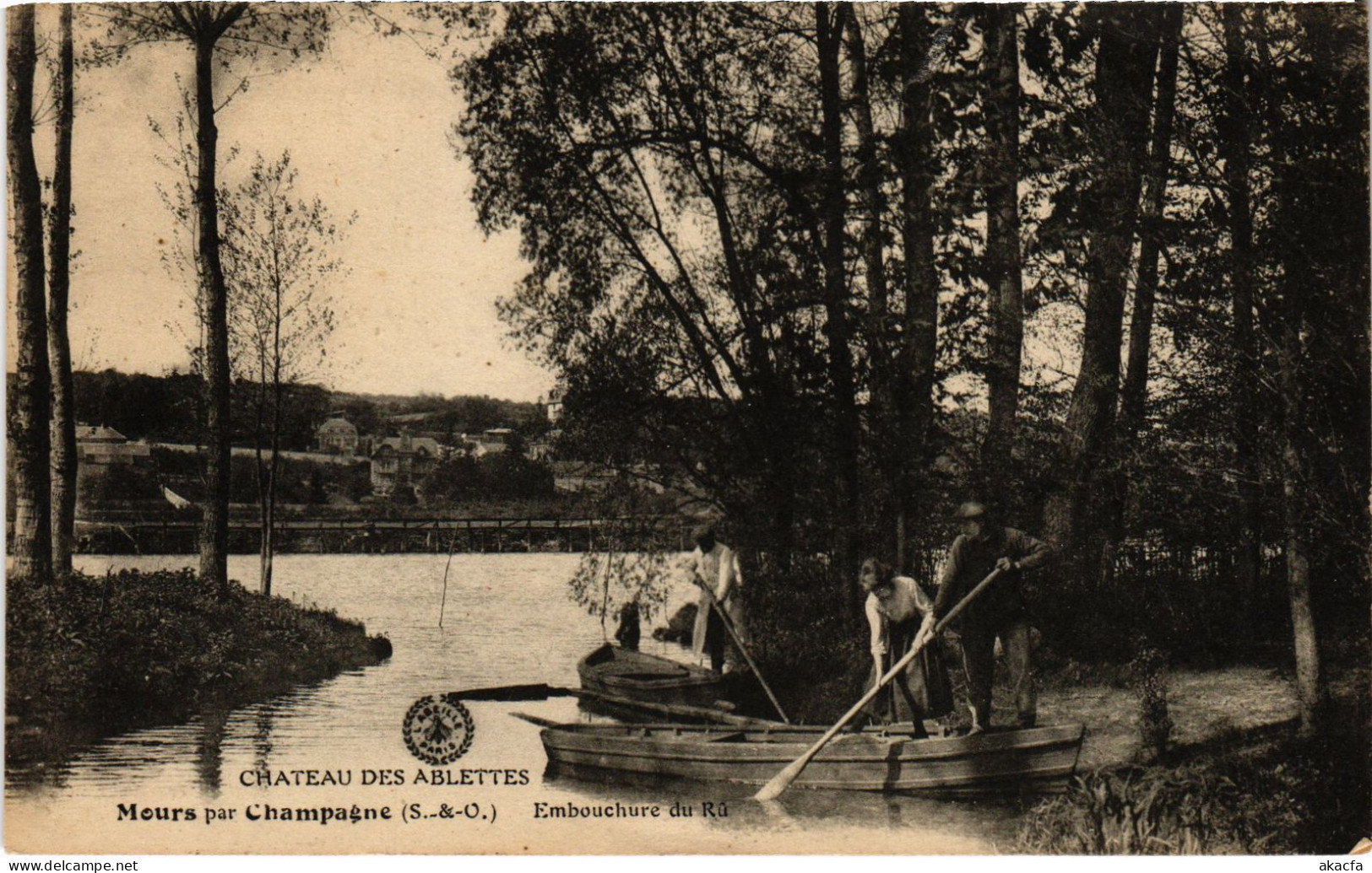 CPA Mours Embouchure Du Ru FRANCE (1307756) - Mours