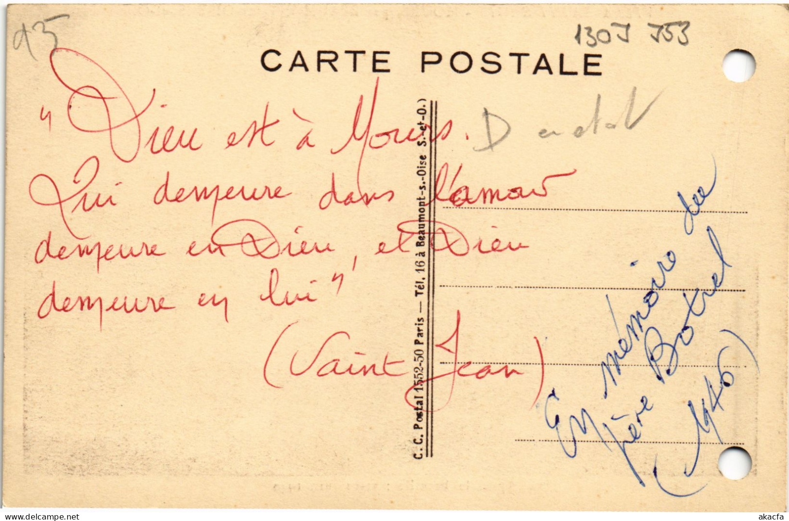 CPA Mours Apres La Bataille 1940, Villa Saint-Regis FRANCE (1307753) - Mours