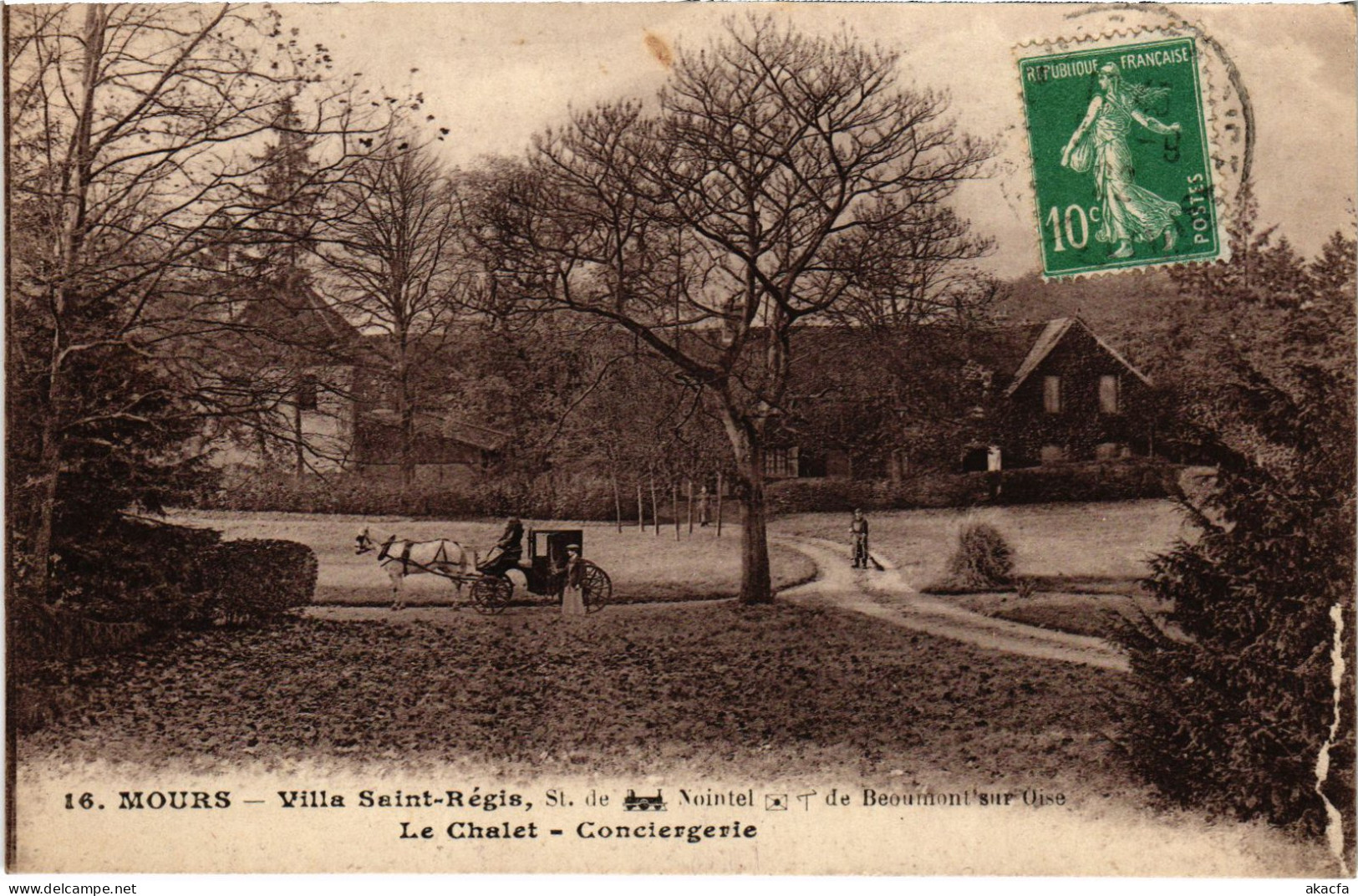 CPA Mours Le Chalet, Conciergerie, Villa Saint-Regis FRANCE (1307754) - Mours