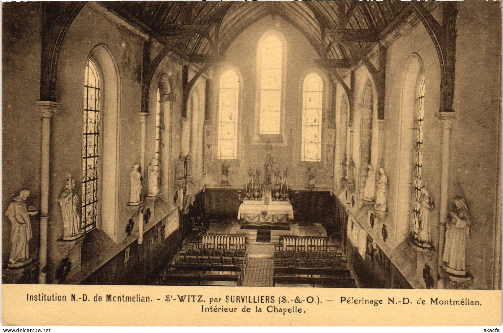 CPA Survilliers Notre Dame De Montmelian, Interieur FRANCE (1307819) - Survilliers