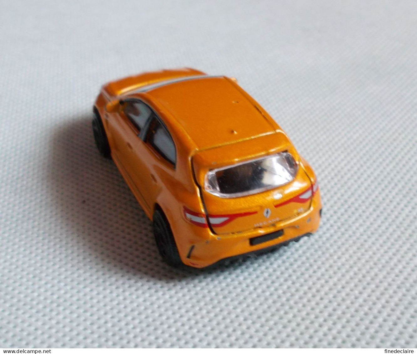 Voiture - Renault Mégane RS Orange - Majorette - Ref: 222F- Ech: 1/63 - Autres & Non Classés