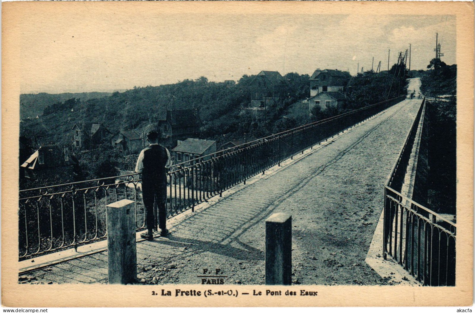 CPA La Frette Le Pont Des Eaux FRANCE (1308107) - La Frette-sur-Seine