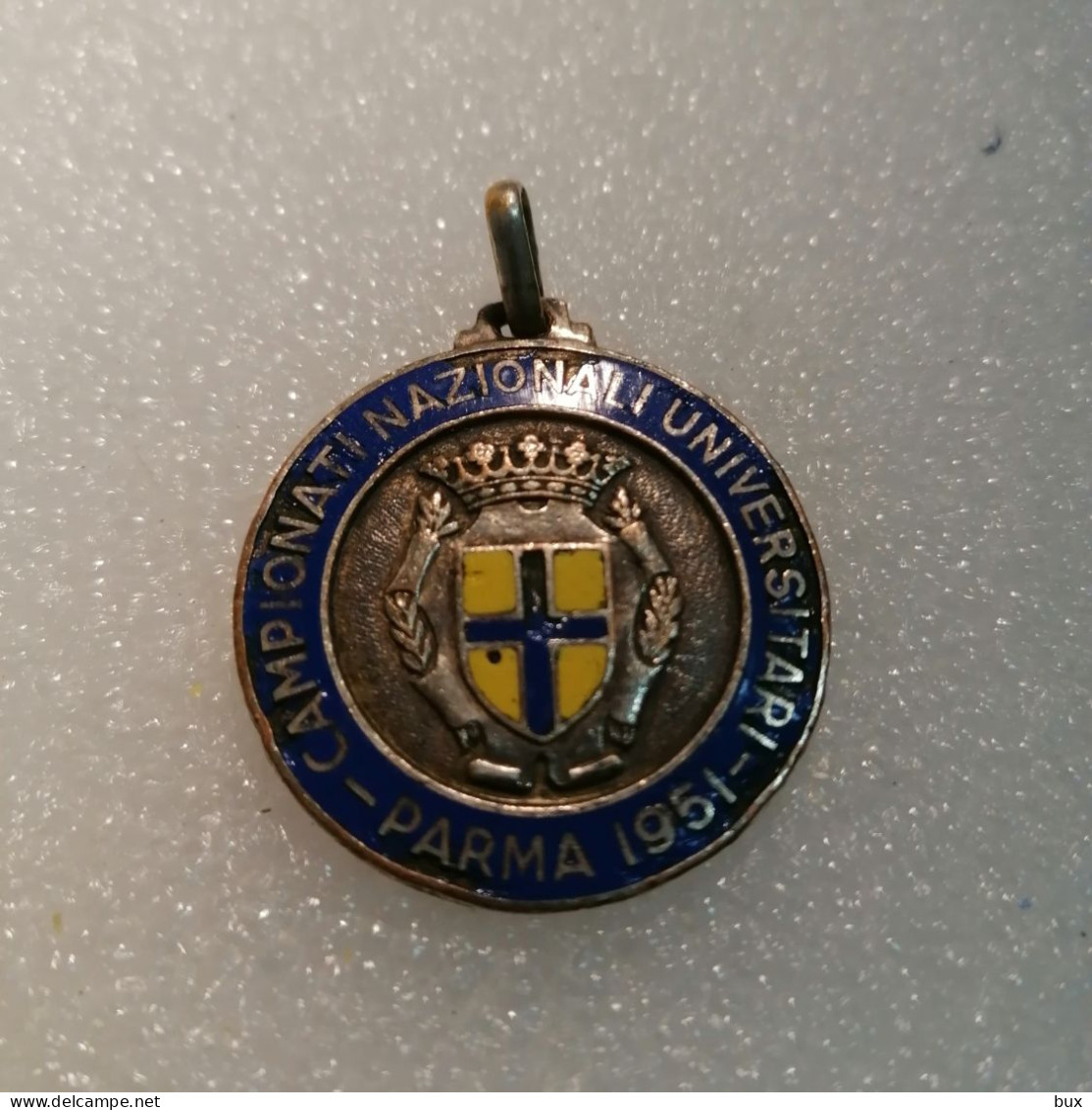 MEDAGLIA SMALTI "C.U.S.I. CAMPIONATI NAZIONALI UNIVERSITARI A PARMA 1951" SPORT MEDAL - Gymnastique