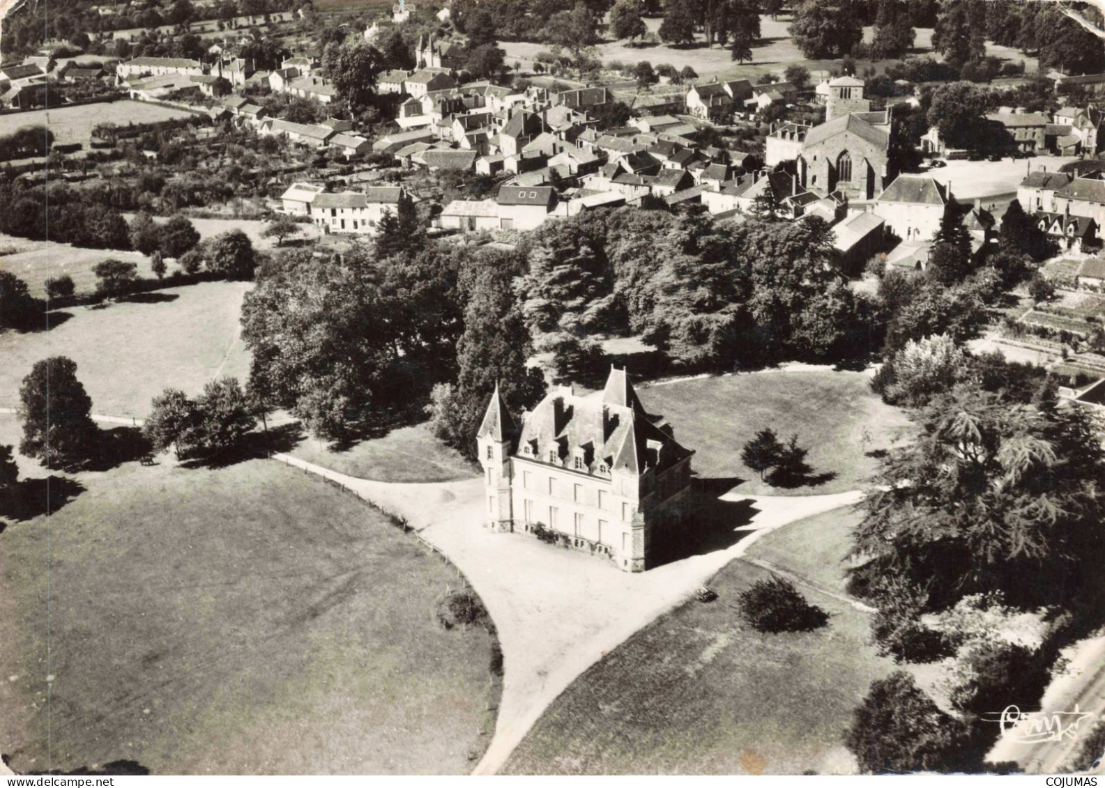 79 - MONCOUTANT - S18433 - Le Château St Claude Et Le Bourg - CPSM 15x10 Cm - Moncoutant