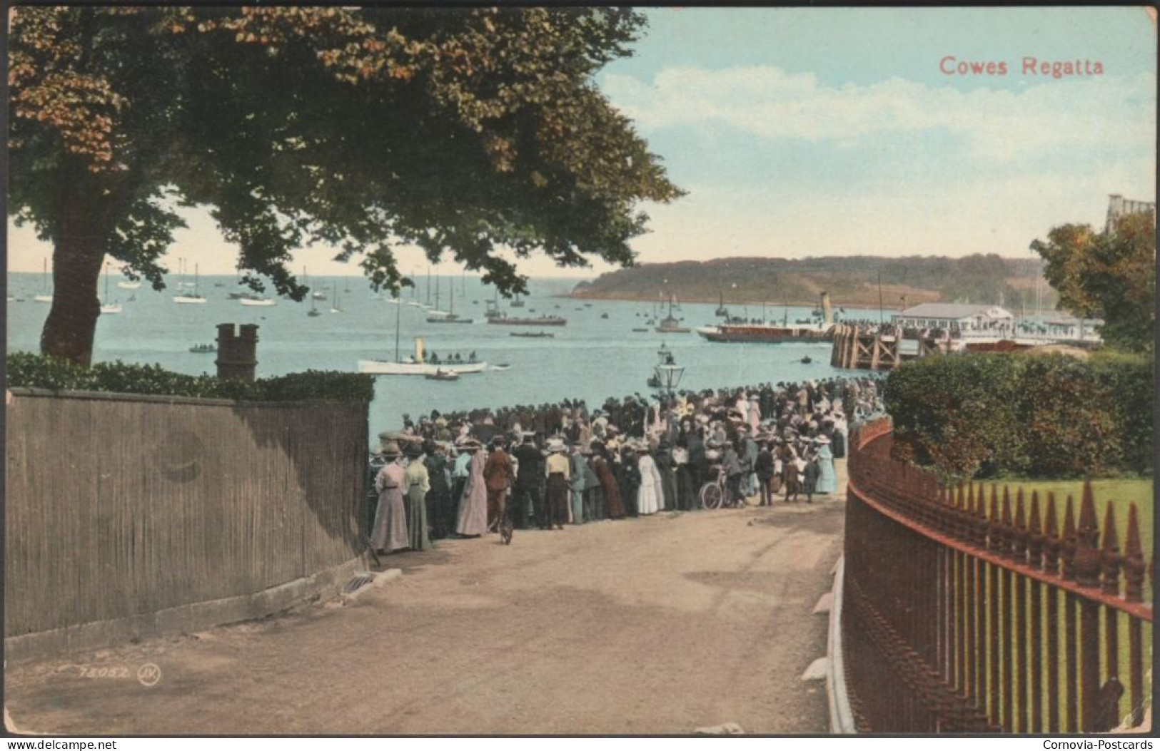 Cowes Regatta, Isle Of Wight, 1925 - Valentine's Postcard - Cowes