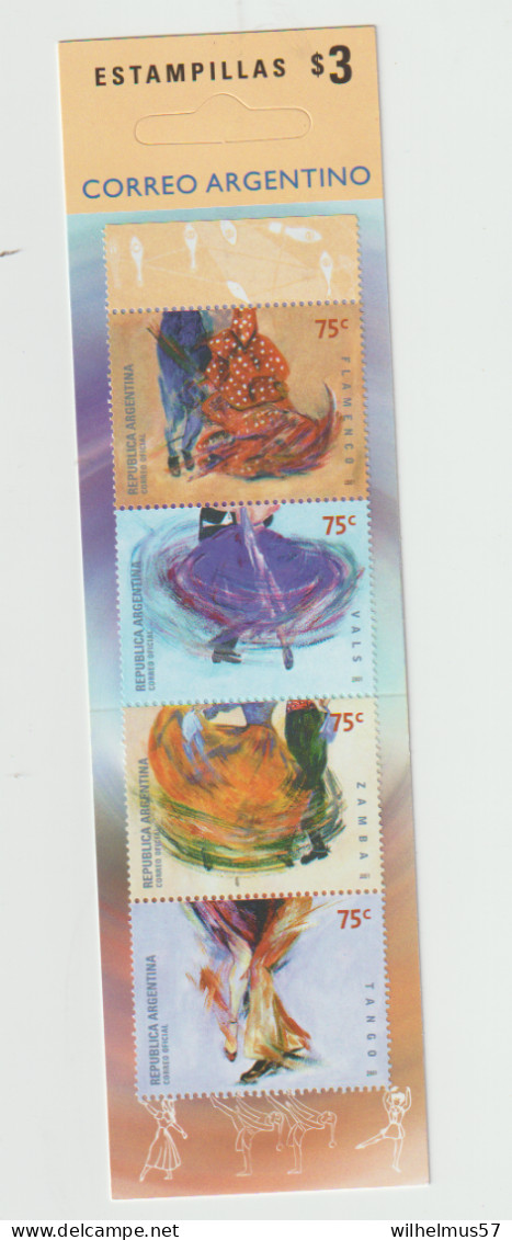 Argentina 2001 Booklet Bailes Tipicos MNH - Booklets