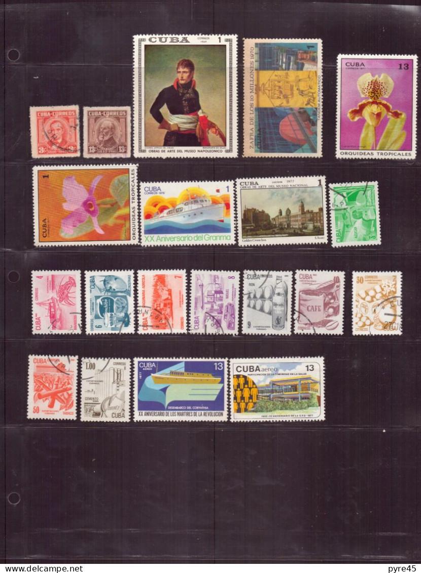 Cuba, 1964-1982, Lot De 20 TP, Neufs, Oblitérés, Poste Aérienne - Lots & Serien
