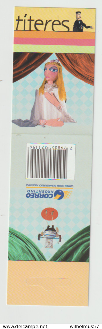 Argentina 2001 Booklet Titeres MNH - Carnets