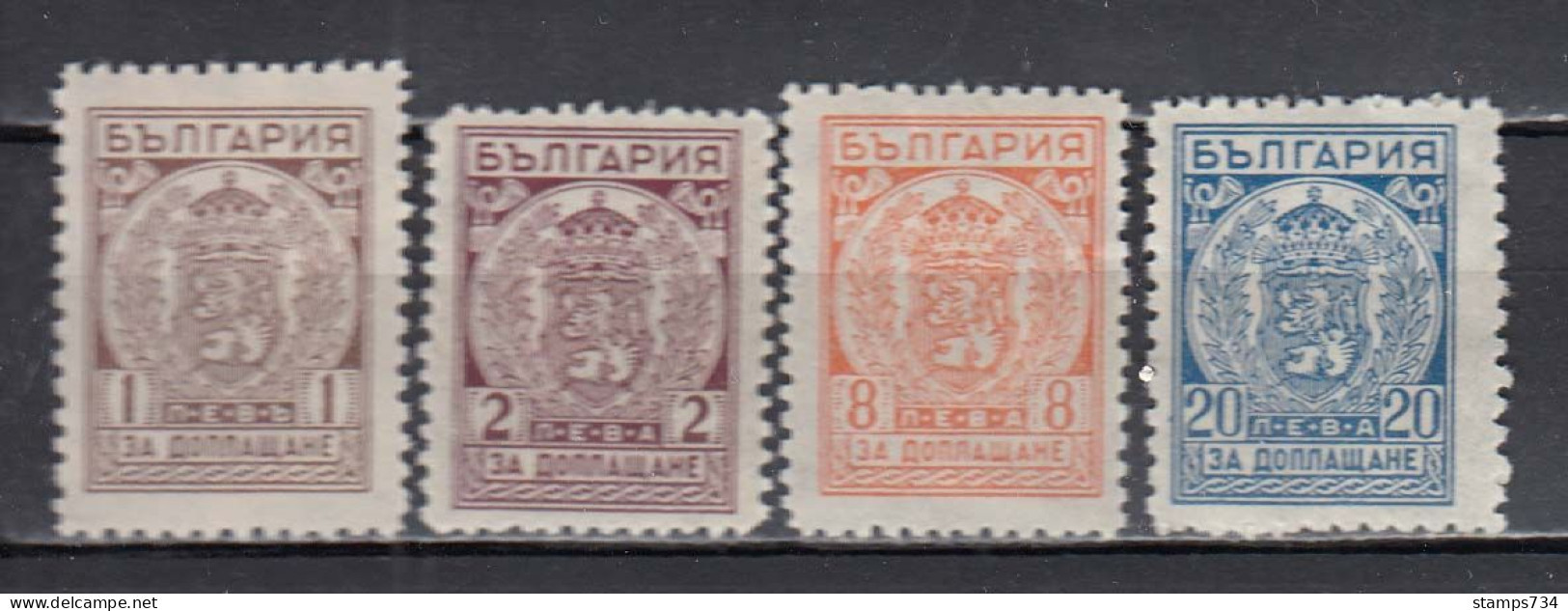 Bulgaria 1947 - Portomarken Mi-Nr. 39/42, MNH** - Segnatasse