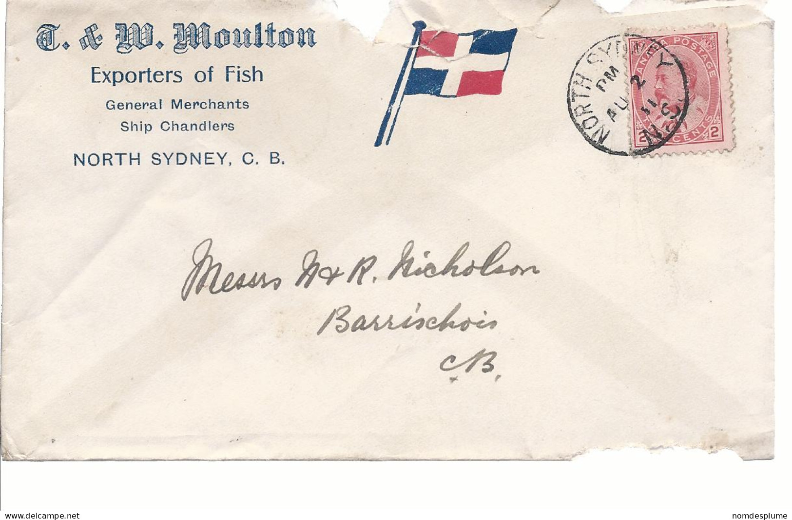 19582) Canada North Sydney  Post Mark Cancel  - Cartas & Documentos