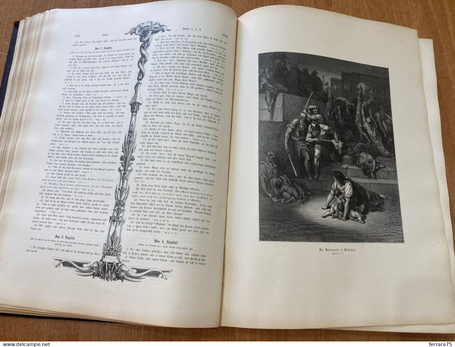 DIE BIBEL MARTIN LUTHER ANTICO E NUOVO TESTAMENTO GUSTAV DORè SECONDO VOLUME.