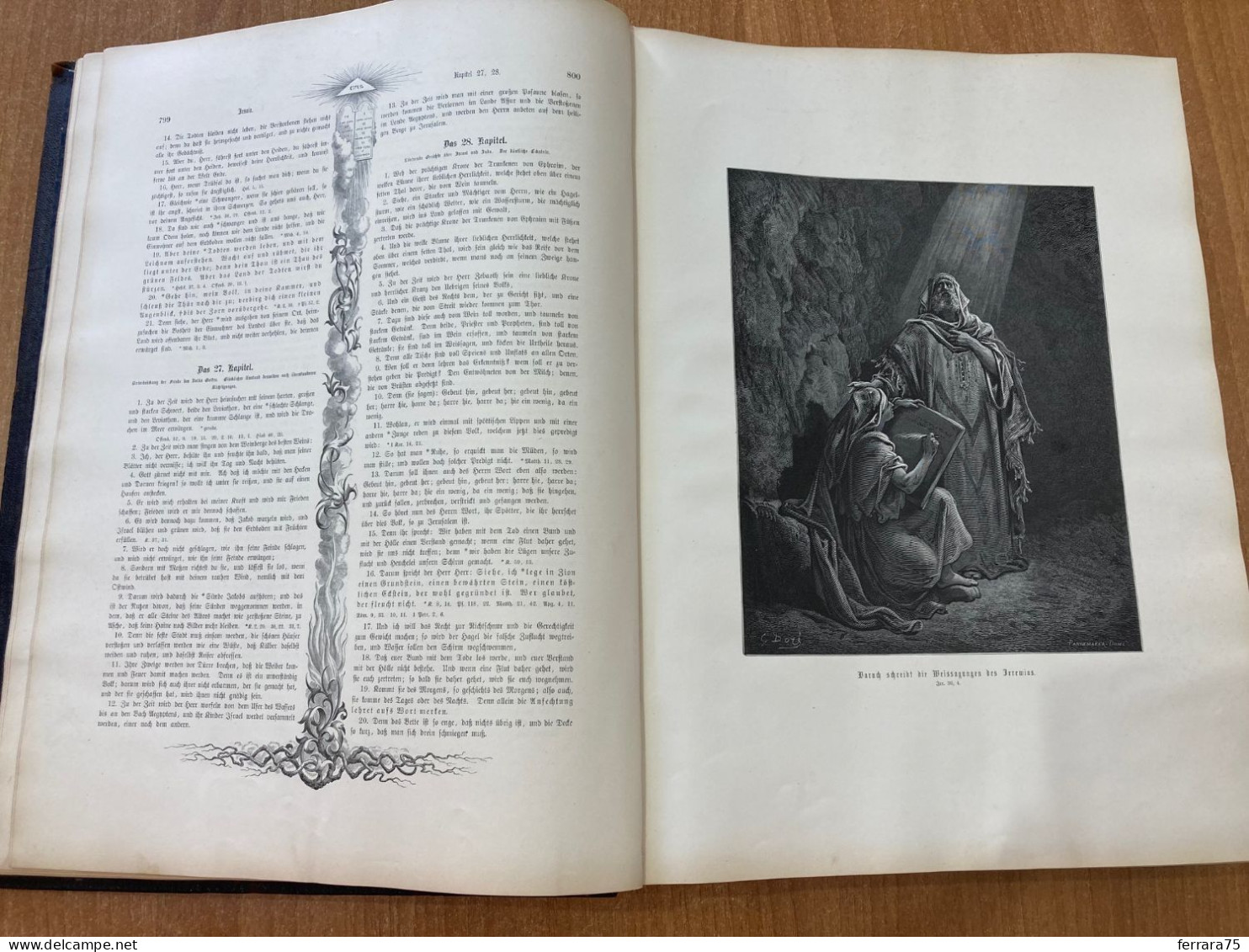 DIE BIBEL MARTIN LUTHER ANTICO E NUOVO TESTAMENTO GUSTAV DORè SECONDO VOLUME.