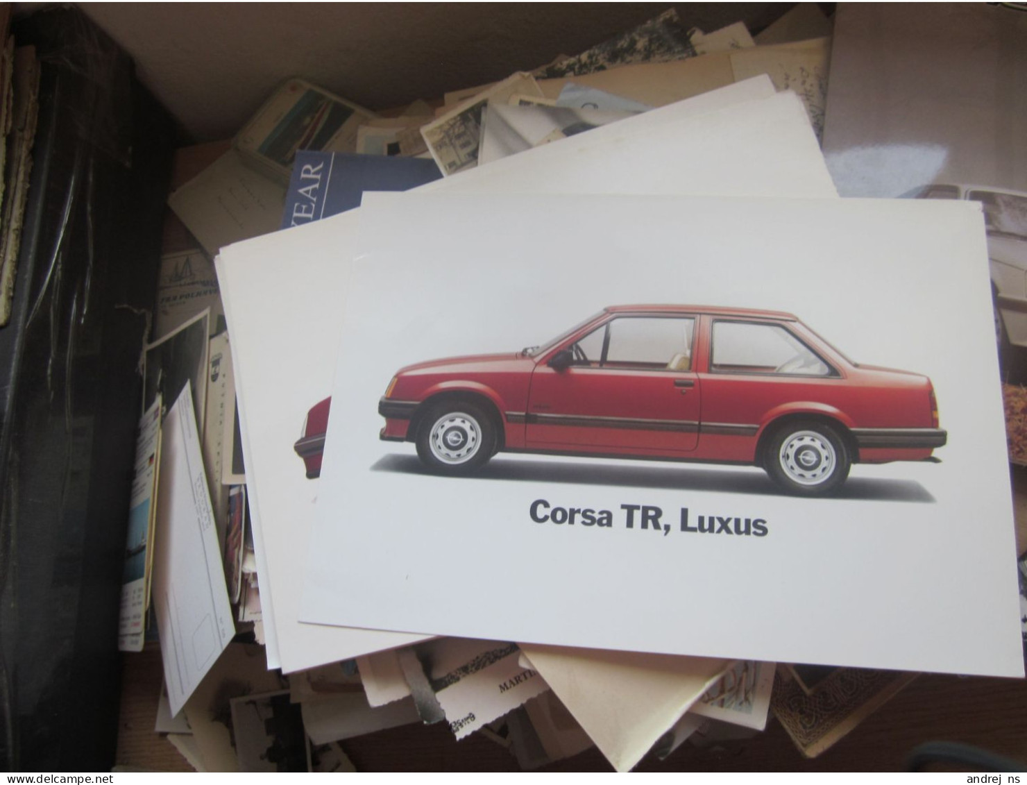 Old Poster Plakat Opel Corsa TR Luxus  31x21 Cm - Voitures