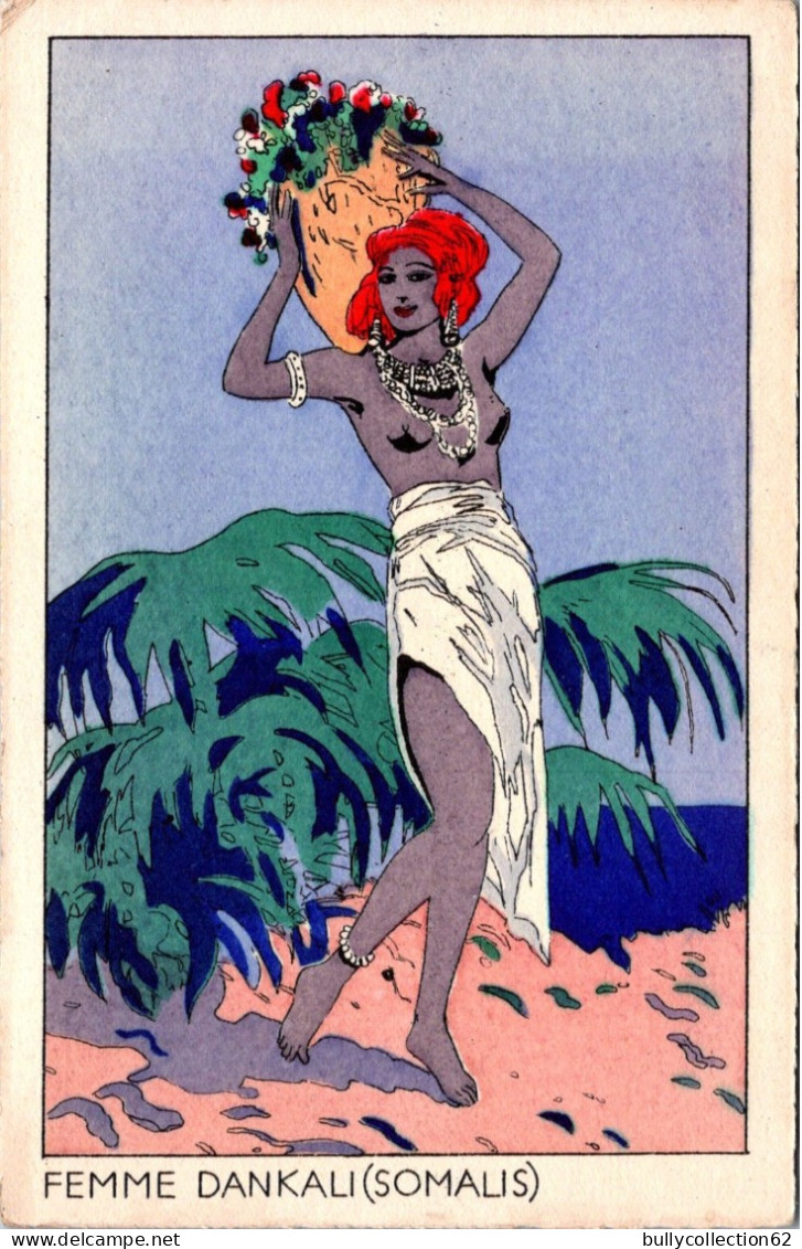 -SELECTION -  ILLUSTRATEUR - SOMALIS Femme Dankali (superbe Carte) - Somalie