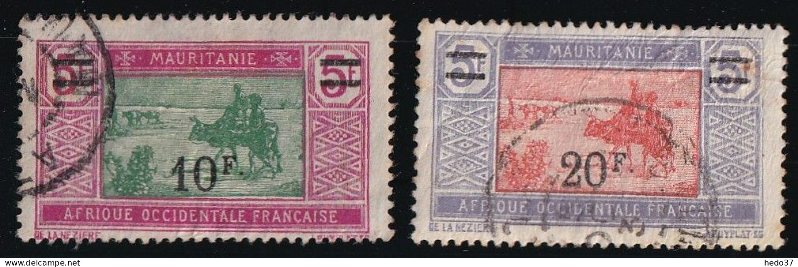 Mauritanie N°55/56 - Oblitéré - TB - Used Stamps