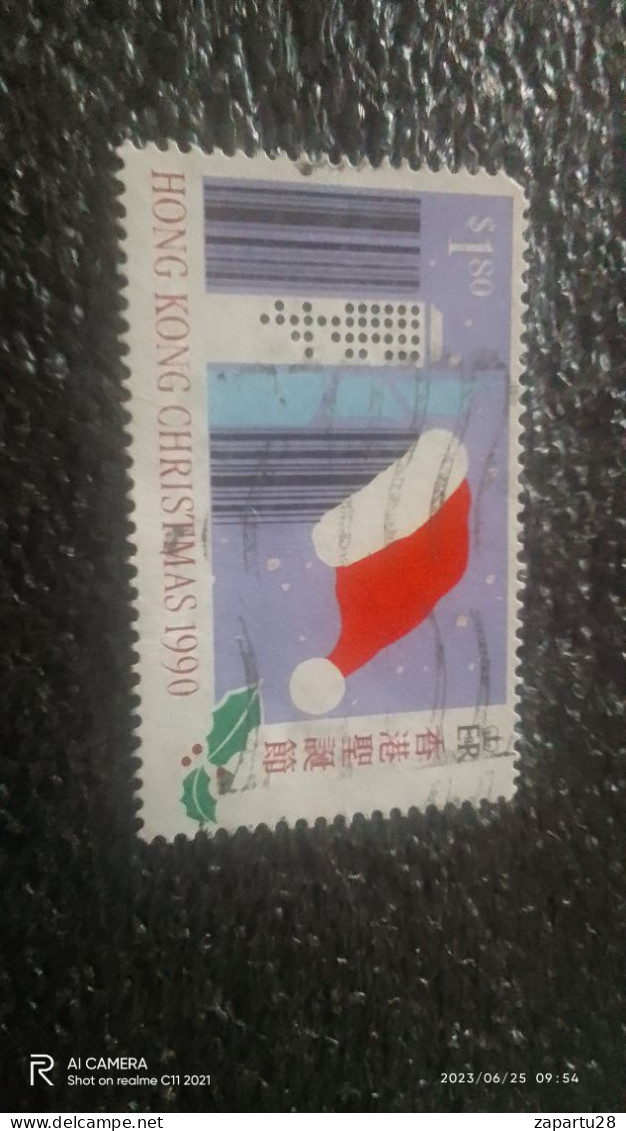HONG KONG1980-90-    1.80$            USED - Used Stamps