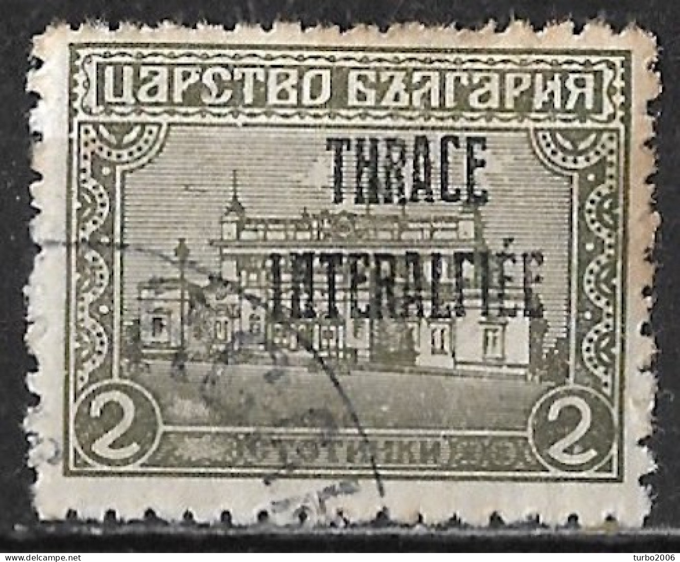 THRACE Interallied Administration 1919 2 Ct Olive With 2 Nd L Inverted In Black Overprint Vl. 2 D - Thrakien