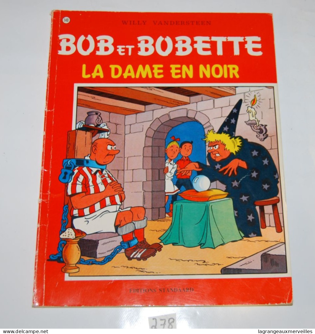 C278 BD - Bob Et Bobette - Willy Vandersteen -  La Dame En Noir - 140 - Suske & Wiske