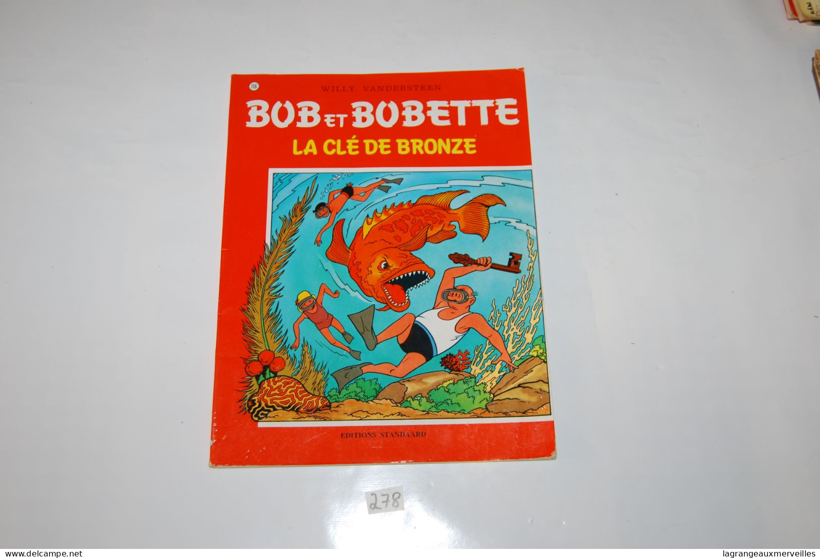 C278 BD - Bob Et Bobette - Willy Vandersteen - La Clé De Bronze - 116 - Bob Et Bobette