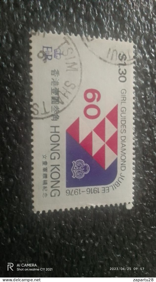 HONG KONG1970-80-               1.30$            USED - Oblitérés
