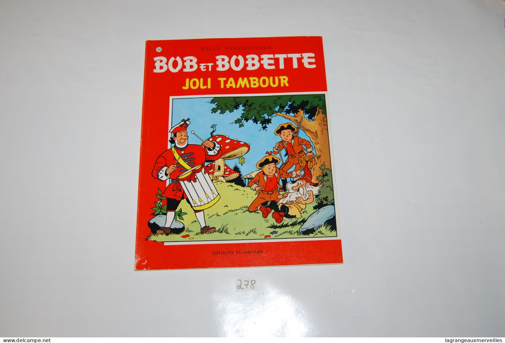 C278 BD - Bob Et Bobette - Willy Vandersteen - Joli Tambour - 183 - Bob Et Bobette