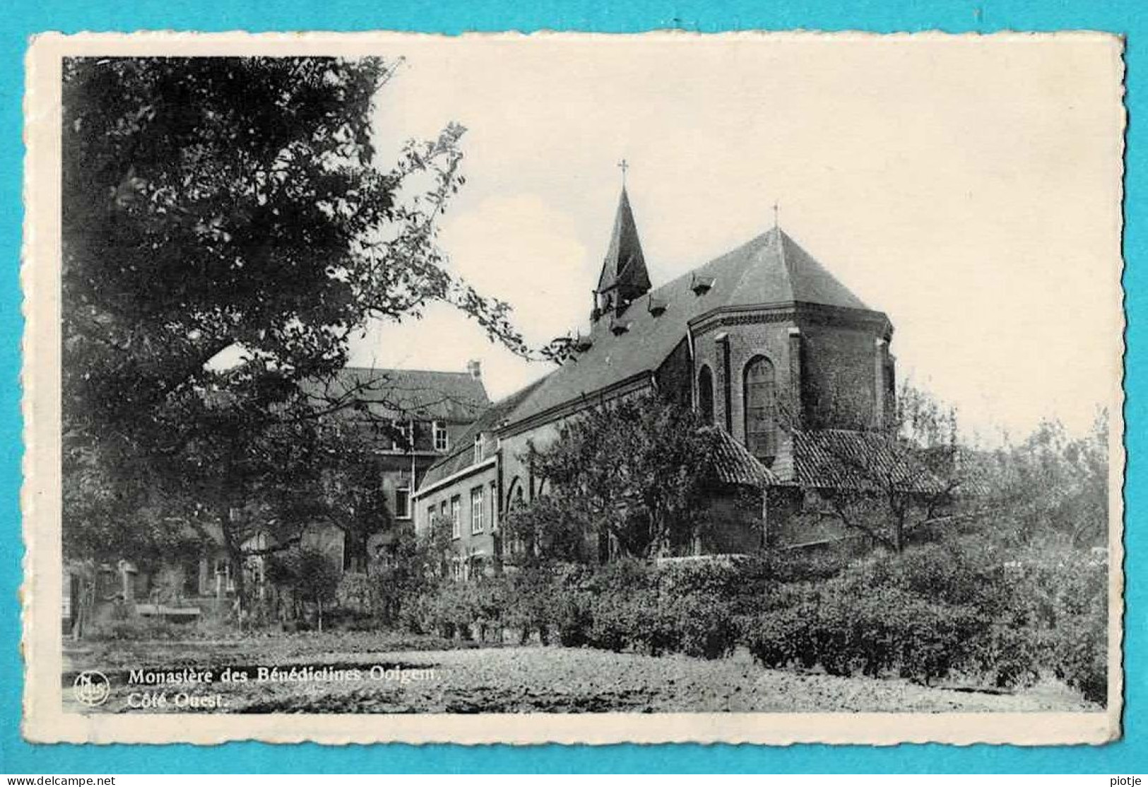 * Ooigem (Wielsbeke - West Vlaanderen) * (Nels, Ern Thill) Monastère Des Bénédictines, Coté Ouest, Klooster, Old - Wielsbeke