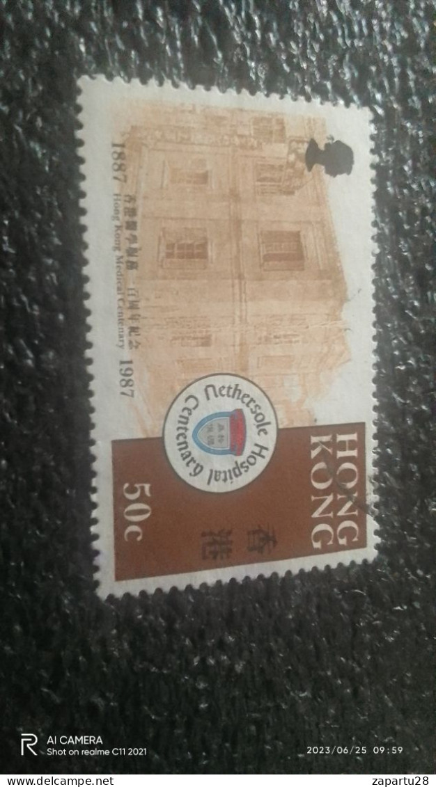 HONG KONG1980-90-               50C           USED - Used Stamps