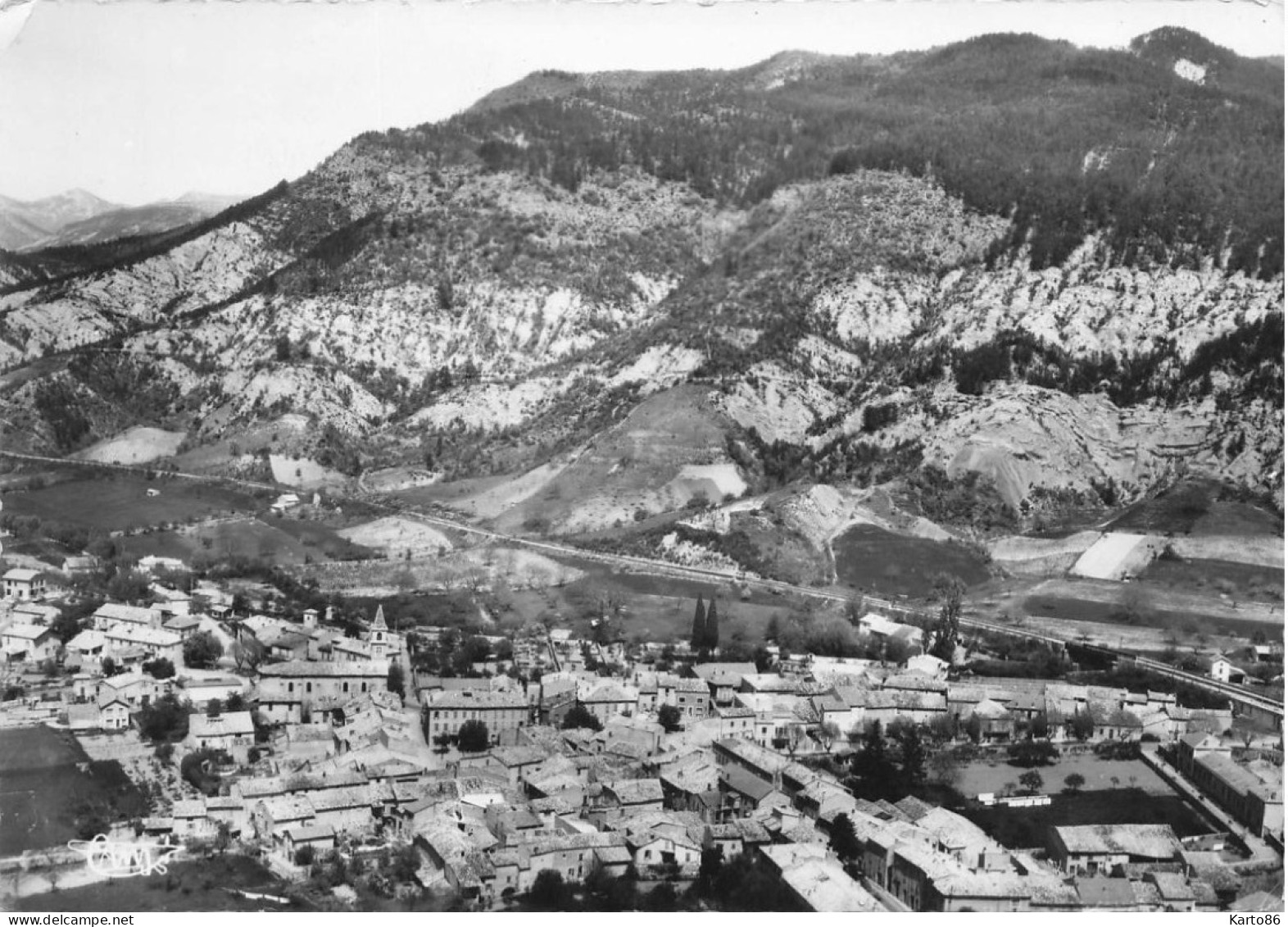 Luc En Diois * Vue Générale Aérienne Sur La Vallée De La Drôme Et Les Monts Du Diois - Luc-en-Diois