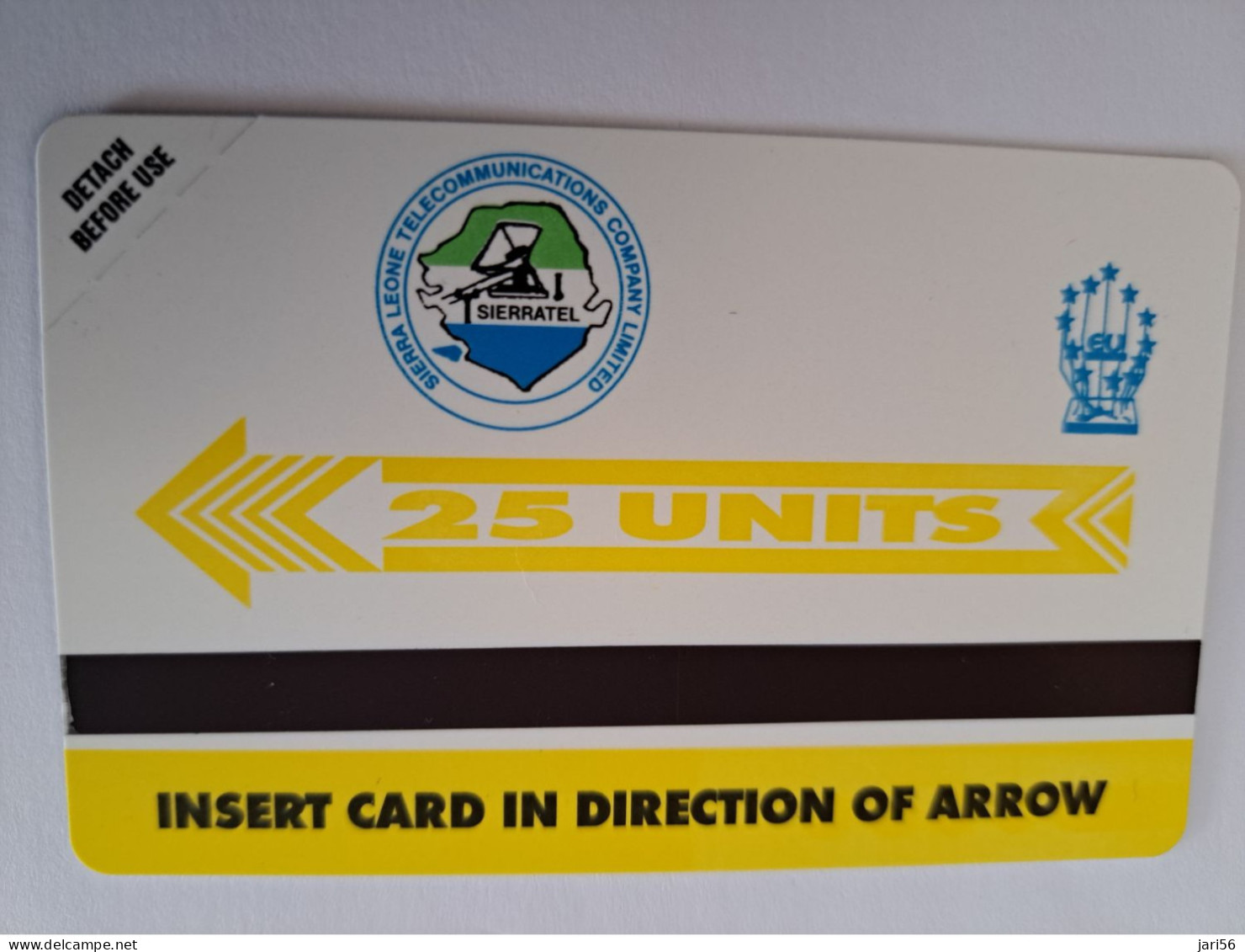 SIERRA LEONE  25 UNITS /  URMET CARD  /FLOWERS       MINT  Card     ** 13681** - Sierra Leone