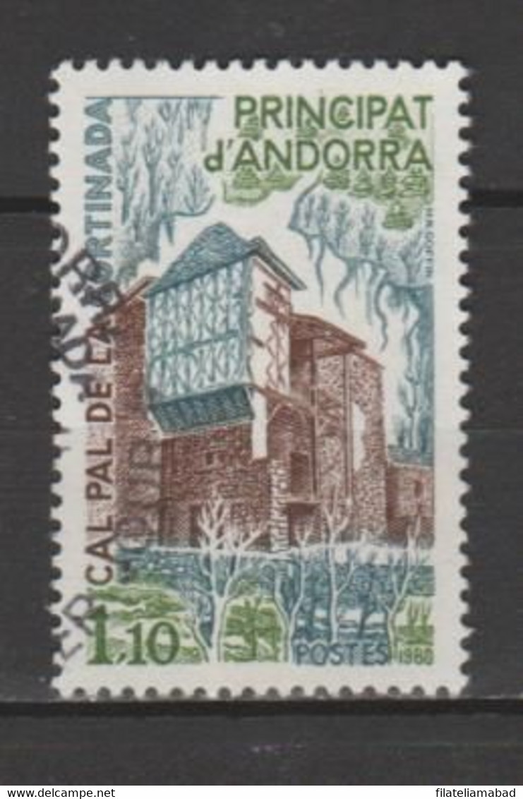 ANDORRA CORREO FRANCES Nº 282 ESTE  SELLO O SIMILAR USADO O MATASELLADO DE PRIMER DIA (C.U ) - Usados