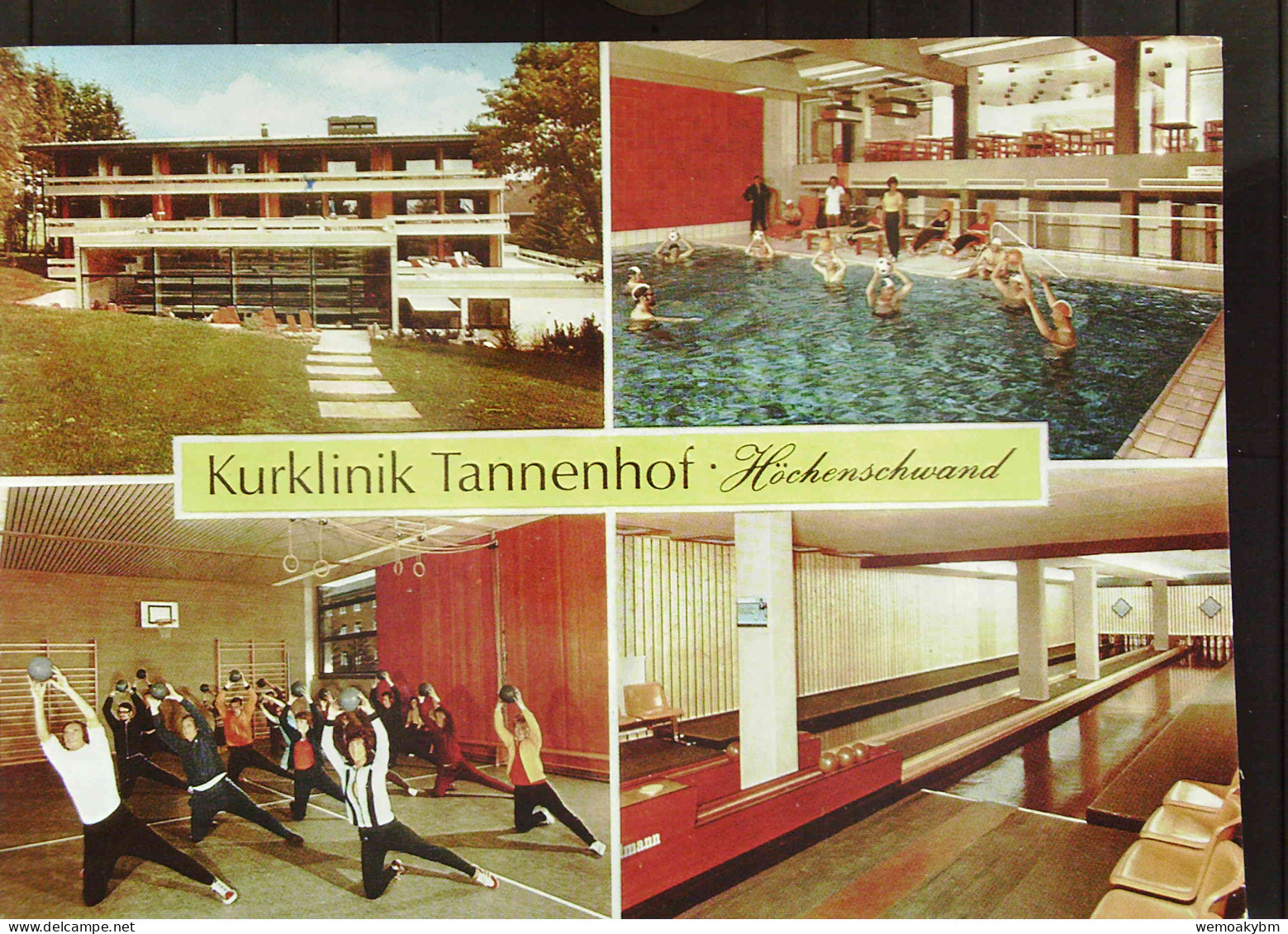 BRD: AK Aus Höhenschwand Mit Kurklinik Tannenhof Mit 4 Ansichten Vom 30.11.74 Nach Arzbach Mit 40 Pfg Heinemann Knr: 639 - Hoechenschwand