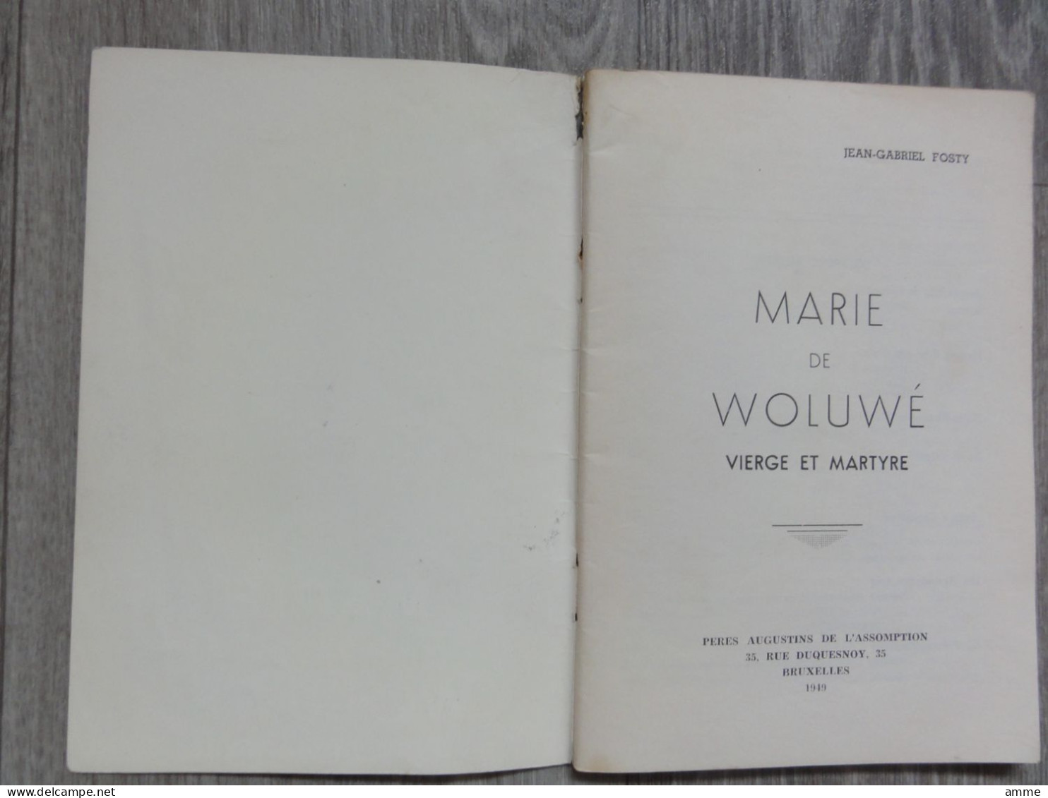 Woluwe-Saint-Lambert   *  (boek)  Marie De Woluwe, Vierge Et Martyre - St-Lambrechts-Woluwe - Woluwe-St-Lambert